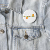 trots om Iers te zijn Ronde Button 5,7 Cm (In situ)