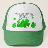Trots om Iers te zijn, St Patrick's Day Trucker Pet (Voorkant)
