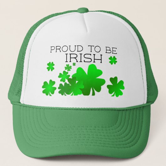 Trots om Iers te zijn, St Patrick's Day Trucker Pet (Voorkant)