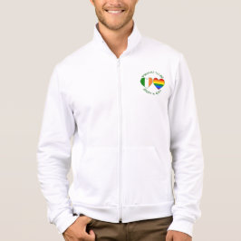 Trots om Ierse en Gay Heart Vlaggen te zijn Hoodie