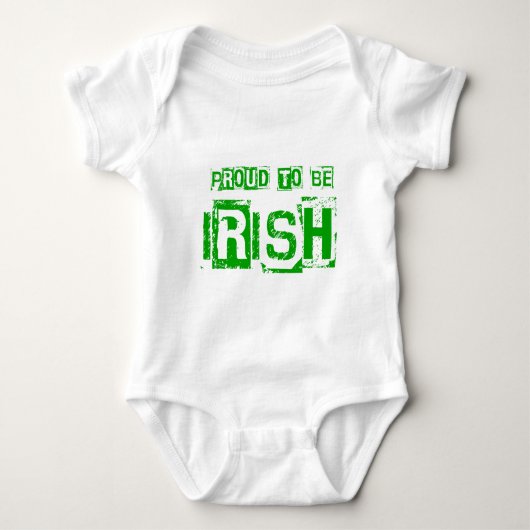 Trots om Ierse St. Patrick dag cadeau Romper (Voorkant)