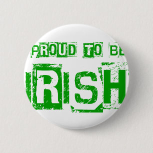 Trots om Ierse St. Patrick dag cadeau Ronde Button 5,7 Cm