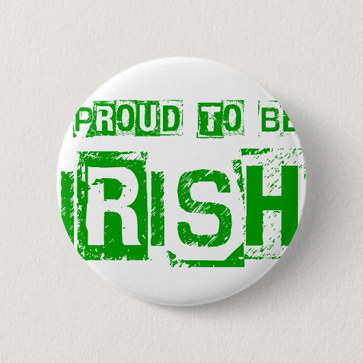 Trots om Ierse St. Patrick dag cadeau Ronde Button 5,7 Cm (Voorkant)
