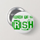 Trots om Ierse St. Patrick dag cadeau Ronde Button 5,7 Cm (Voorkant /achterkant)