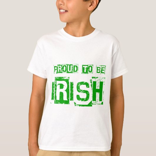 Trots om Ierse St. Patrick dag cadeau T-shirt (Voorkant)