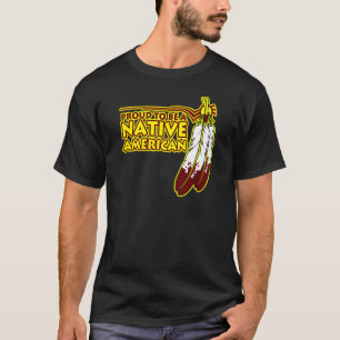 trots om Indiaan te zijn T-shirt