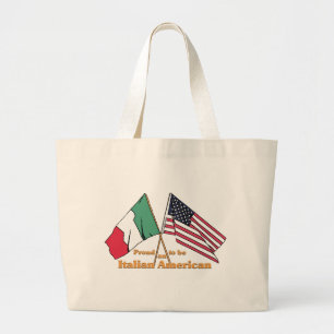 trots om Italiaans-Amerikaans te zijn Grote Tote Bag