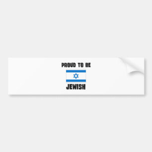 trots om JEWISH te worden Bumpersticker