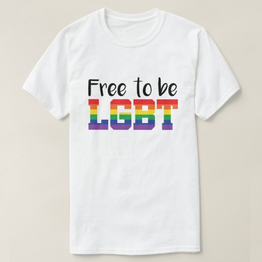 Trots om LGBT T-shirt te zijn (Design voorkant)