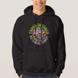 TROTS OM MEERTALIGE LEERLINGEN TE ONDERWIJZEN ESL- HOODIE
