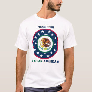 TROTS OM MEXICAANS-AMERIKAANS TE ZIJN T-SHIRT