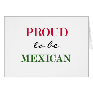 trots om Mexicaans te zijn