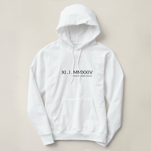 TROTS OM MRS HOODIE TE ZIJN (Design voorkant)