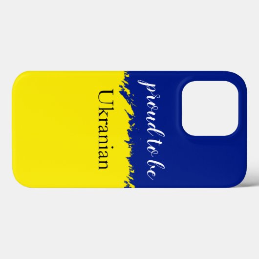 trots om Oekraïens patriottisch te zijn Case-Mate iPhone Case (Achterkant (horizontaal))