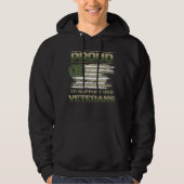 Trots om onze veteranen te steunen, dankbare solda hoodie (Voorkant)