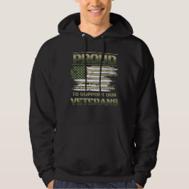 Trots om onze veteranen te steunen, dankbare solda hoodie