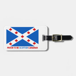 TROTS OM SCHOTSE CANADEES TE ZIJN! BAGAGELABEL