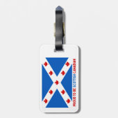 TROTS OM SCHOTSE CANADEES TE ZIJN! BAGAGELABEL (Achterkant verticaal)