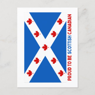 TROTS OM SCHOTSE CANADEES TE ZIJN! BRIEFKAART