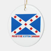 TROTS OM SCHOTSE CANADEES TE ZIJN! KERAMISCH ORNAMENT (Links)