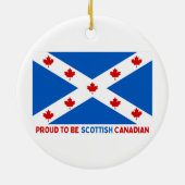 TROTS OM SCHOTSE CANADEES TE ZIJN! KERAMISCH ORNAMENT (Achterkant)