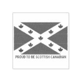 TROTS OM SCHOTSE CANADEES TE ZIJN! RUBBERSTEMPEL (Afrduk)
