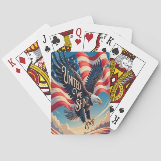 Trots om te vieren pokerkaarten (Achterkant)