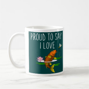Trots om te zeggen dat ik van Koi houd! Koffiemok
