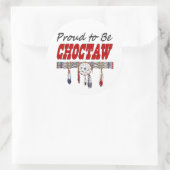 Trots om te zijn Choctaw stickers of Sticker velle (Tas)