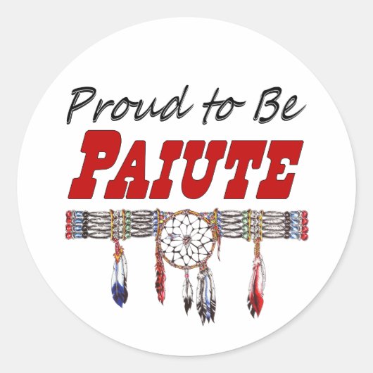 Trots om te zijn paiute venster sticker voor Stick (Voorkant)