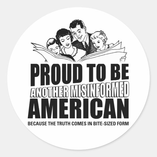 Trots om te zijn - Sticker (Voorkant)