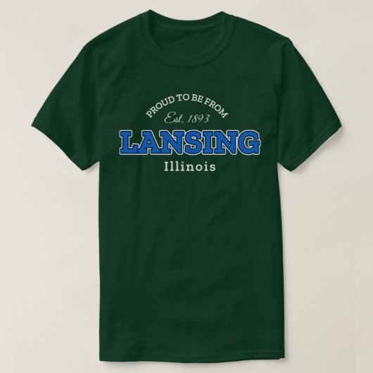 Trots om te zijn van Lansing TShirt (Design voorkant)