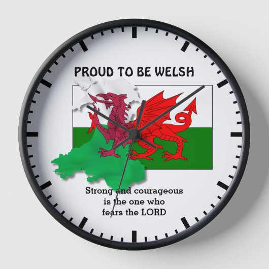 TROTS OM TE ZIJN WELSH Vlag van Wales (Voorkant)