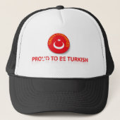 trots om turks te zijn 8 trucker pet (Voorkant)