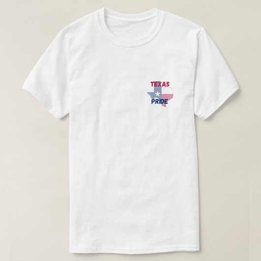 Trots om uit Texas te komen T-shirt (Design voorkant)