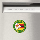 trots om uit Zimbabwe te komen Magneet (Insitu (Vaatwasser))