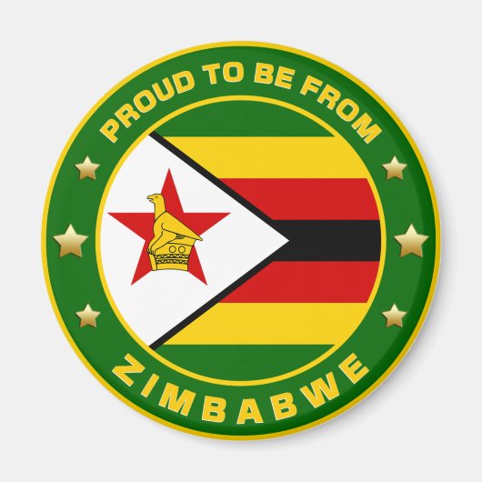 trots om uit Zimbabwe te komen Magneet (Voorkant)