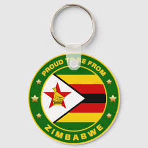 trots om uit Zimbabwe te komen Sleutelhanger