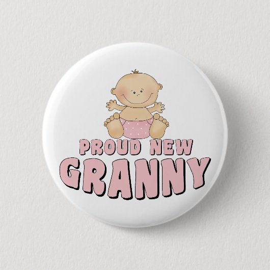 TROTS OMA T-Shirt Ronde Button 5,7 Cm (Voorkant)