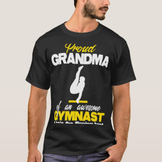 Trots Oma van een Geweldige Jongen Gymnast bars Co T-shirt