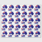 trots op Aussie Cadeaupapier (Vlak)