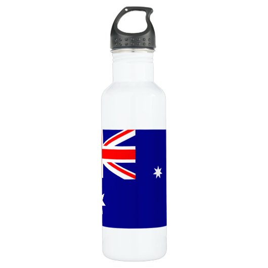 trots op Aussie Waterfles (Voorkant)