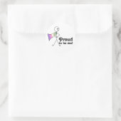 Trots op Be Me Genderfae Pride superheld Ronde Sticker (Tas)