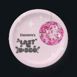 Trots op bruidspartij bord, Laatste Disco Papieren Bordje<br><div class="desc">Bachelorette Laatste Disco papieren borden - de perfecte manier om het toneel te zetten voor een onvergetelijke nacht of weekend vol feest! Omarm de retro sfeer met dit schitterende ontwerp met een vibrerende discobal, glinsterende lichten en een vleugje nostalgie. Sta klaar om te swingen terwijl je vriendinnen verwelkomt om samen...</div>