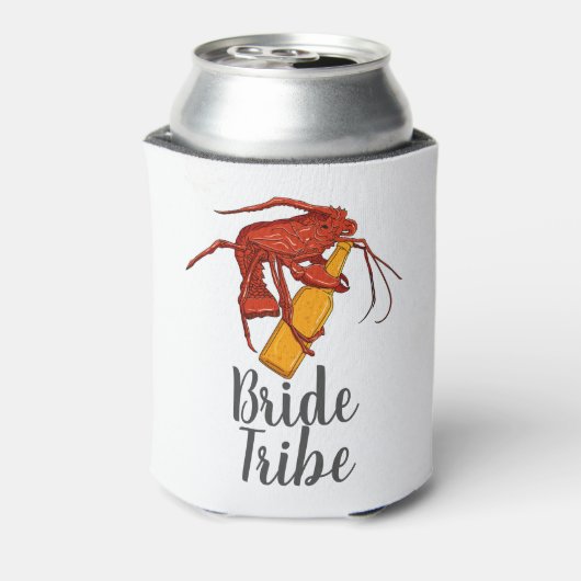 Trots op de Bruid Tribe Kreeft Maatwerk Blikjeskoeler (Blikje Achterkant)