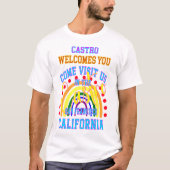 Trots op de Castro: Ontdek de Vibra van San Franci T-shirt (Voorkant)