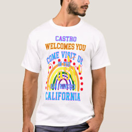Trots op de Castro: Ontdek de Vibra van San Franci T-shirt