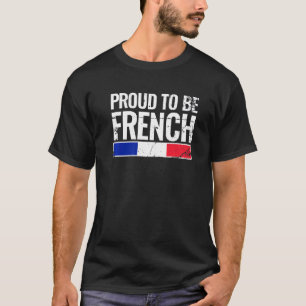 Trots op de Franse vlag T-shirt