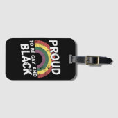 Trots op de Gay and Black Pride 2025 Bagagelabel (Voorkant (horizontaal))