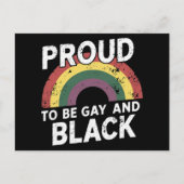 Trots op de Gay and Black Pride 2025 Briefkaart (Voorkant)